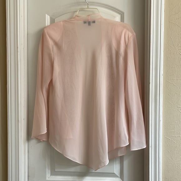 ♻️ R & M Richards Beaded Stars Pink Outerwear Jacket Blazer size 14 - Picture 4 of 9